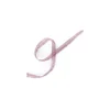 Ruban dentelle lurex 15mm - vieux rose