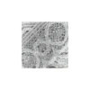 Ruban dentelle lurex strass blanc x50 cm