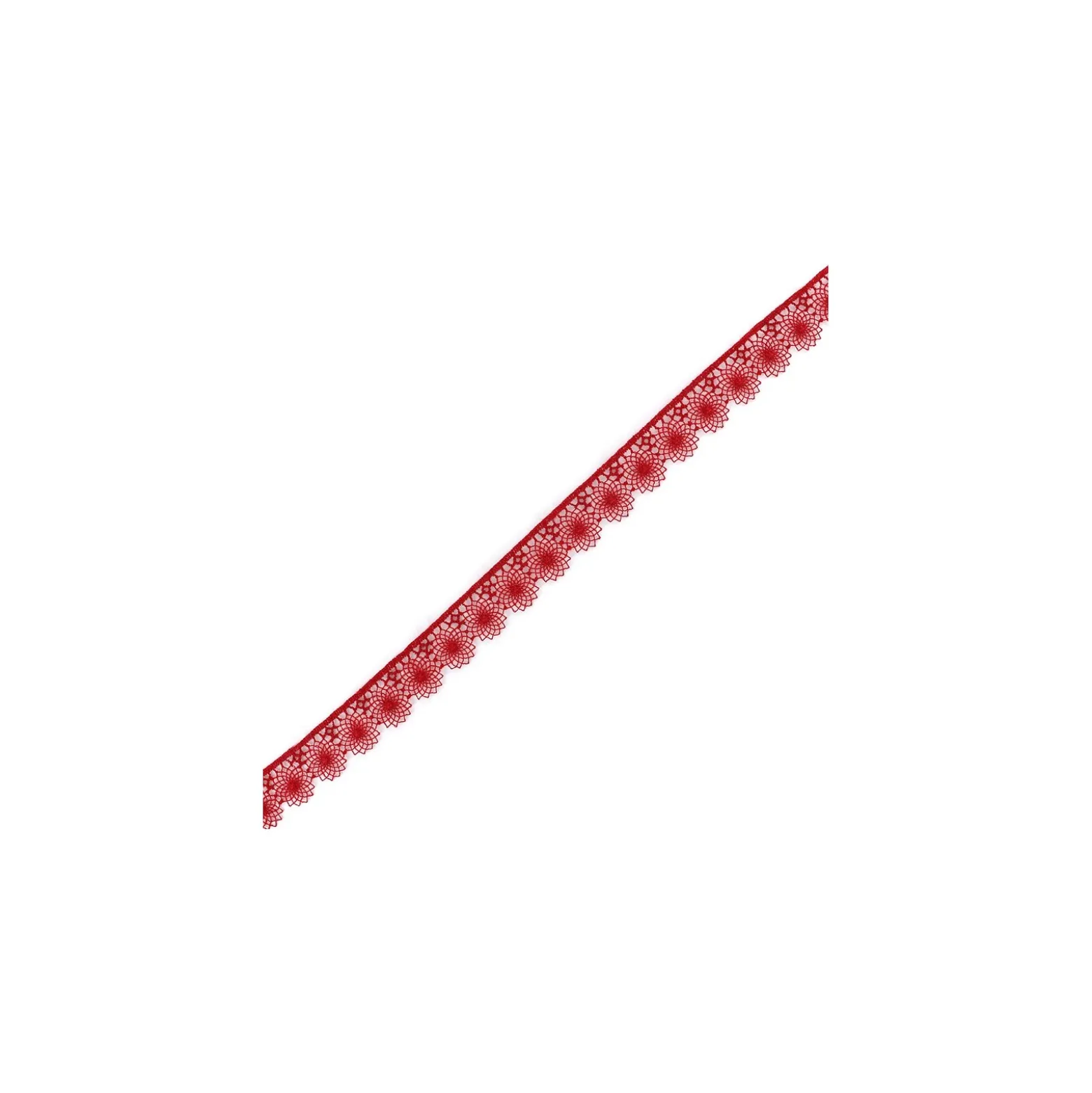 Ruban dentelle Petite Juliette - rouge