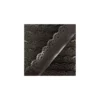 Ruban dentelle simili cuir marron