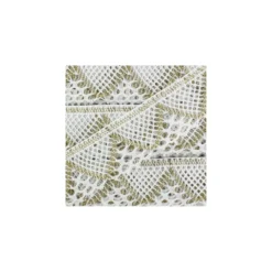 Ruban Dentelle Soraya blanc/or