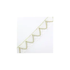 Ruban Dentelle Soraya blanc/or
