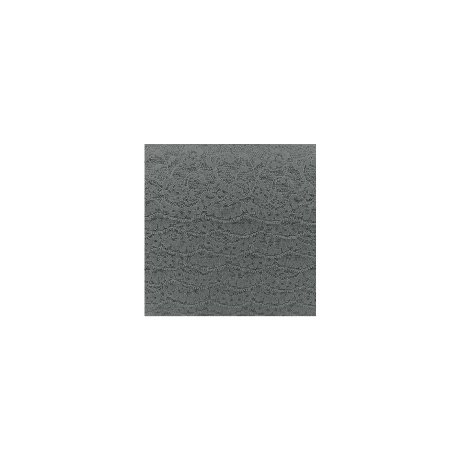 Ruban dentelle Tulipe gris