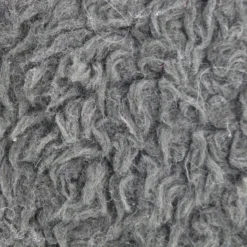 Ruban fourrure astrakan 100mm gris x 50cm