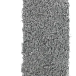 Ruban fourrure astrakan 100mm gris x 50cm