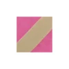 Ruban fourrure poil ras 50mm beige clair × 1M
