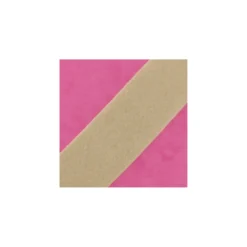 Ruban fourrure poil ras 50mm beige clair × 1M