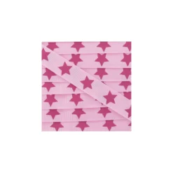 Ruban Froufrou gros grain étoiles rose fuchsia