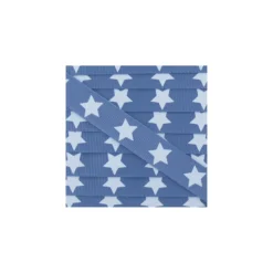 Ruban Froufrou gros grain étoiles bleu denim