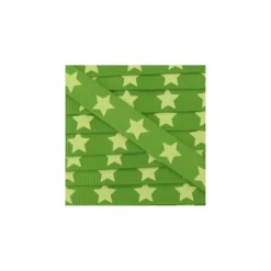 Ruban Froufrou gros grain étoiles anis vert