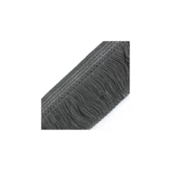 Ruban Galon Franges Dentelle au crochet 10cm - anthracite x 50cm