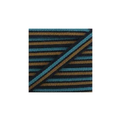 Ruban Galon Lainage Rayé 20 mm - Bleu