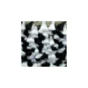Ruban galon pompons à franges Puebla - noir/blanc x 50cm