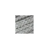 Ruban galon tressé 5 mm gris clair