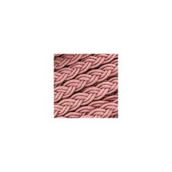 Ruban galon tressé 5 mm vieux rose