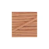 Ruban gros grain Rayures multi 10 mm - orange