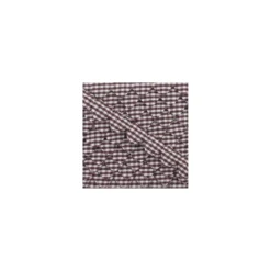 Ruban guirlande Coeurs vichy marron