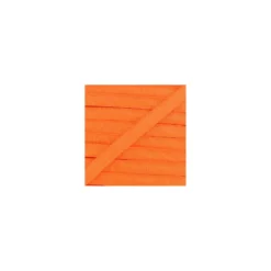 Ruban irisé 10mm orange fluo