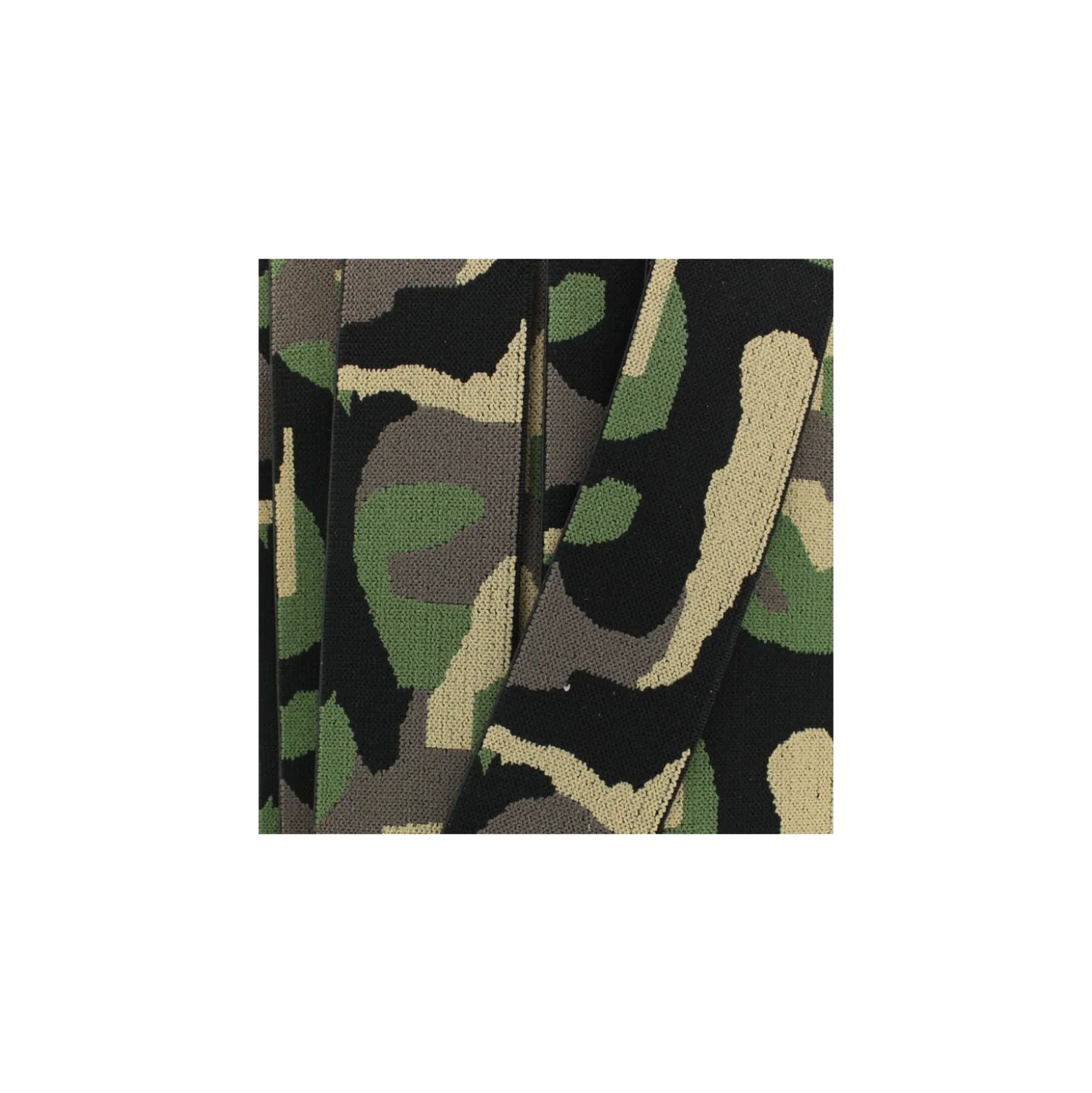 Ruban élastique camouflage(40 mm) - forêt