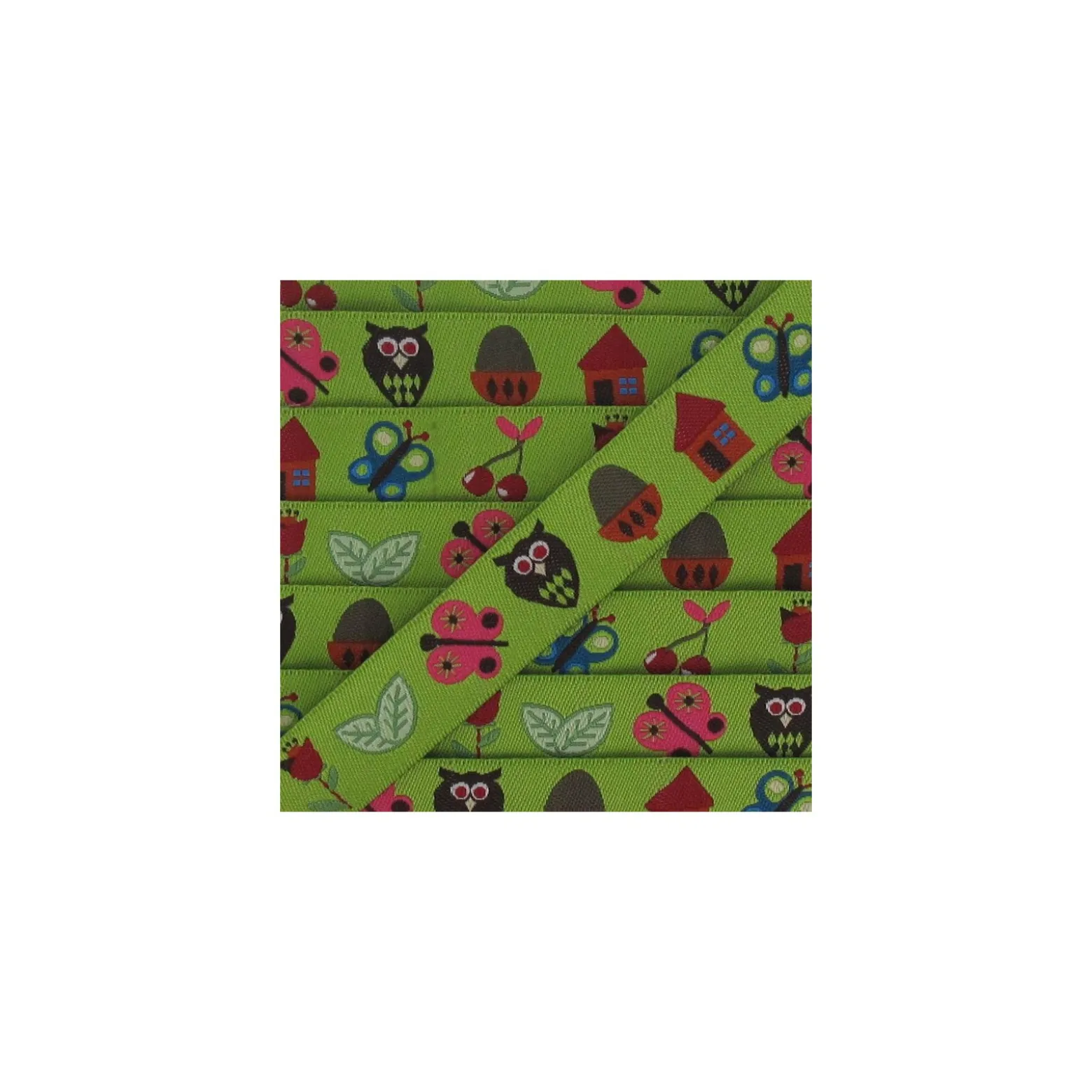 Ruban Papillon vert