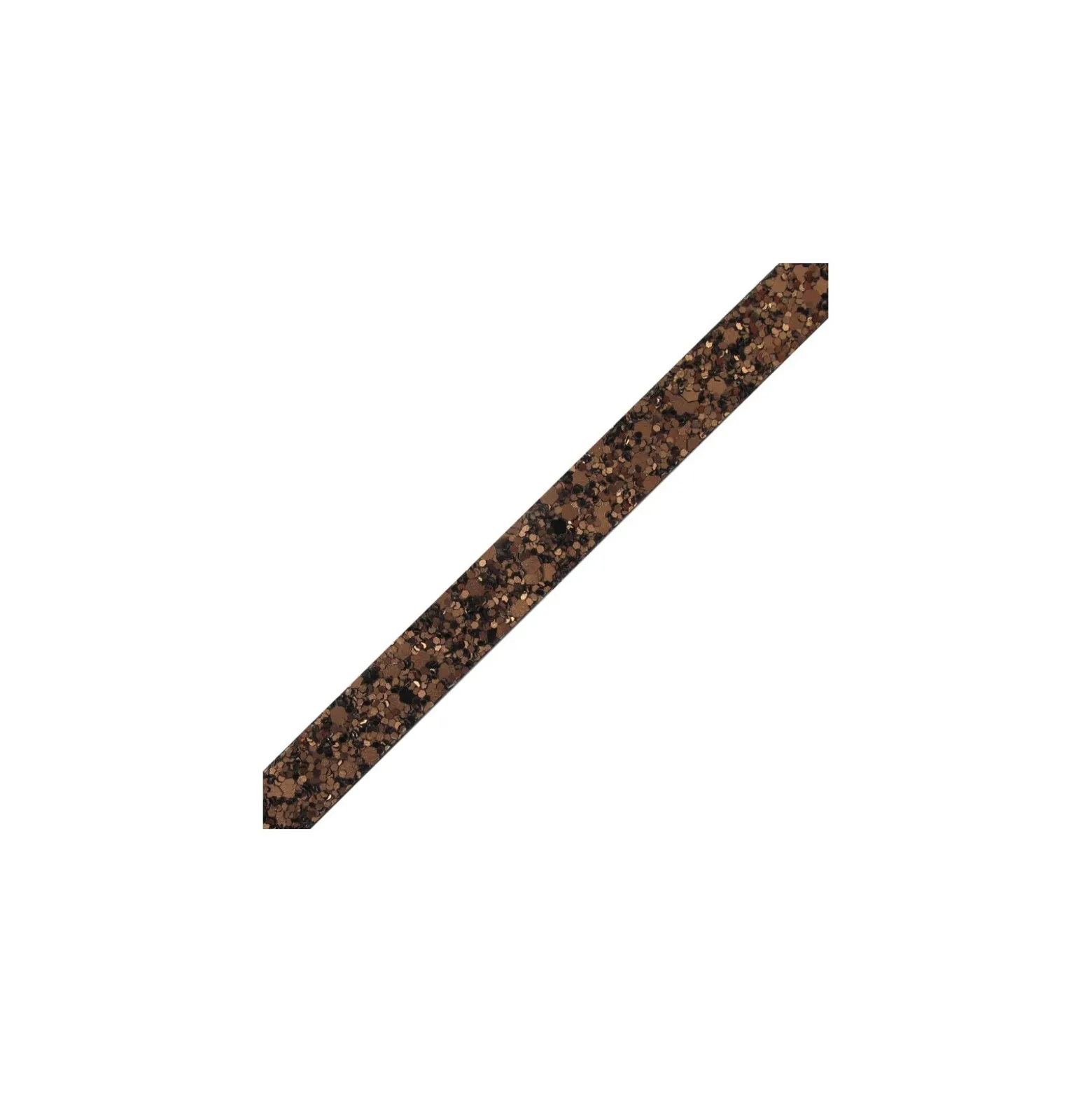 Ruban plat Glitter cuivre