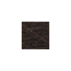 Ruban plat lurex marron