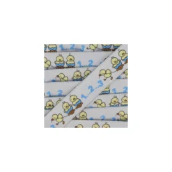 RubanPoussins Bébé bleu