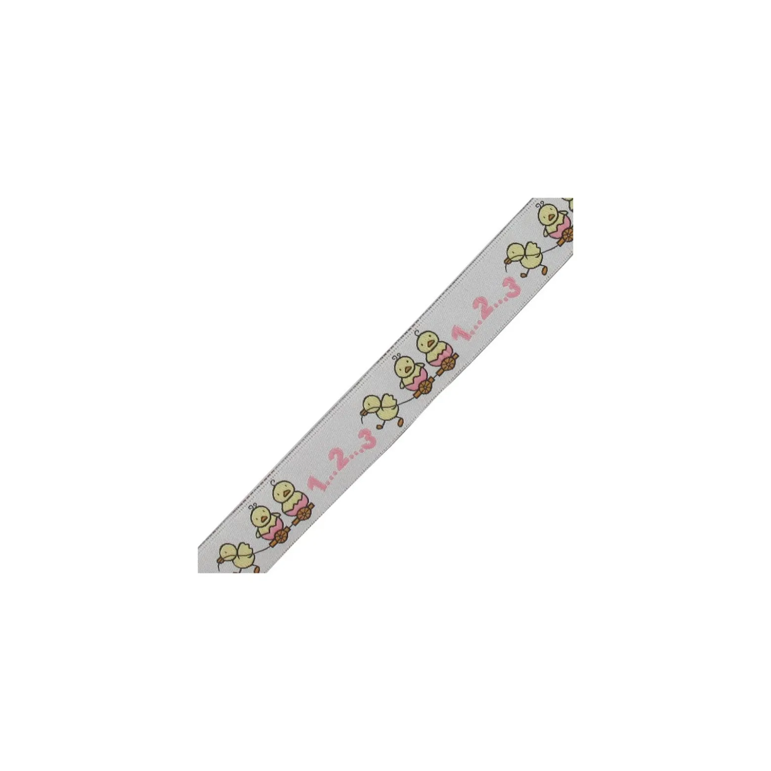 Ruban Poussins Bébé rose