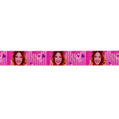 Ruban satin Disney Violetta Rose 15 mm