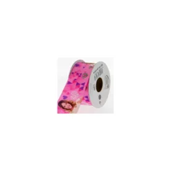 Ruban satin Disney Violetta rose 38 mm