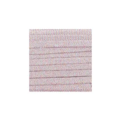 Ruban sergé irisé lurex - rose x 1 m