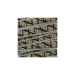 Ruban à thermocoller Bijoux zèbre - or x 50cm