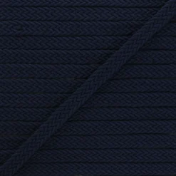 Ruban tressé Trenza 13 mm - bleu marine