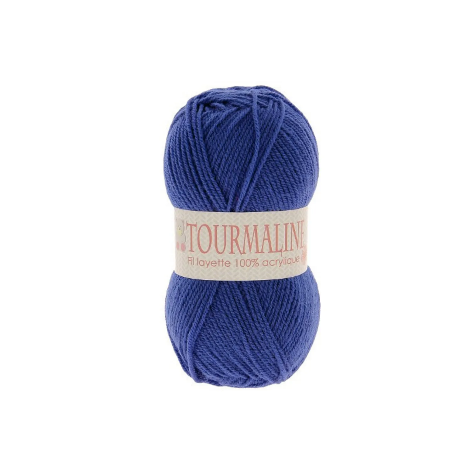 Sachet de 2 pelotes - Fil à tricoter layette Tourmaline n°213 - bleu roi