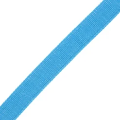 Sangle polyester lurex 30 mm - bleu/argent