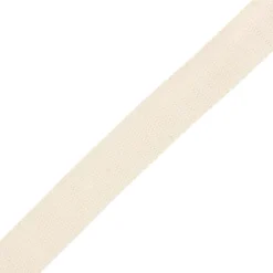 Sangle polyester lurex 30 mm - écru/doré