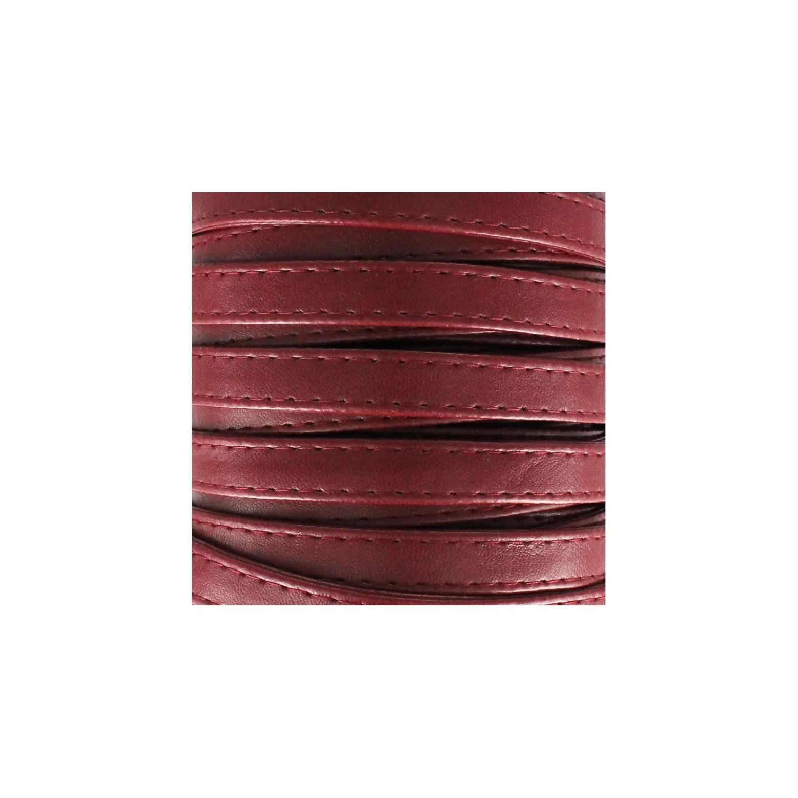 Sangle Simili cuir - carmin