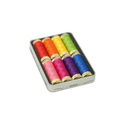 Set Nostalgie de 8 bobines de fil pour tout coudre Gütermann - Arc-en-ciel