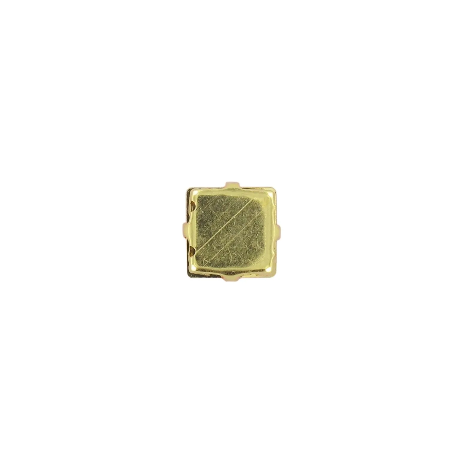Strass carrée à coudre émaillé pourpre