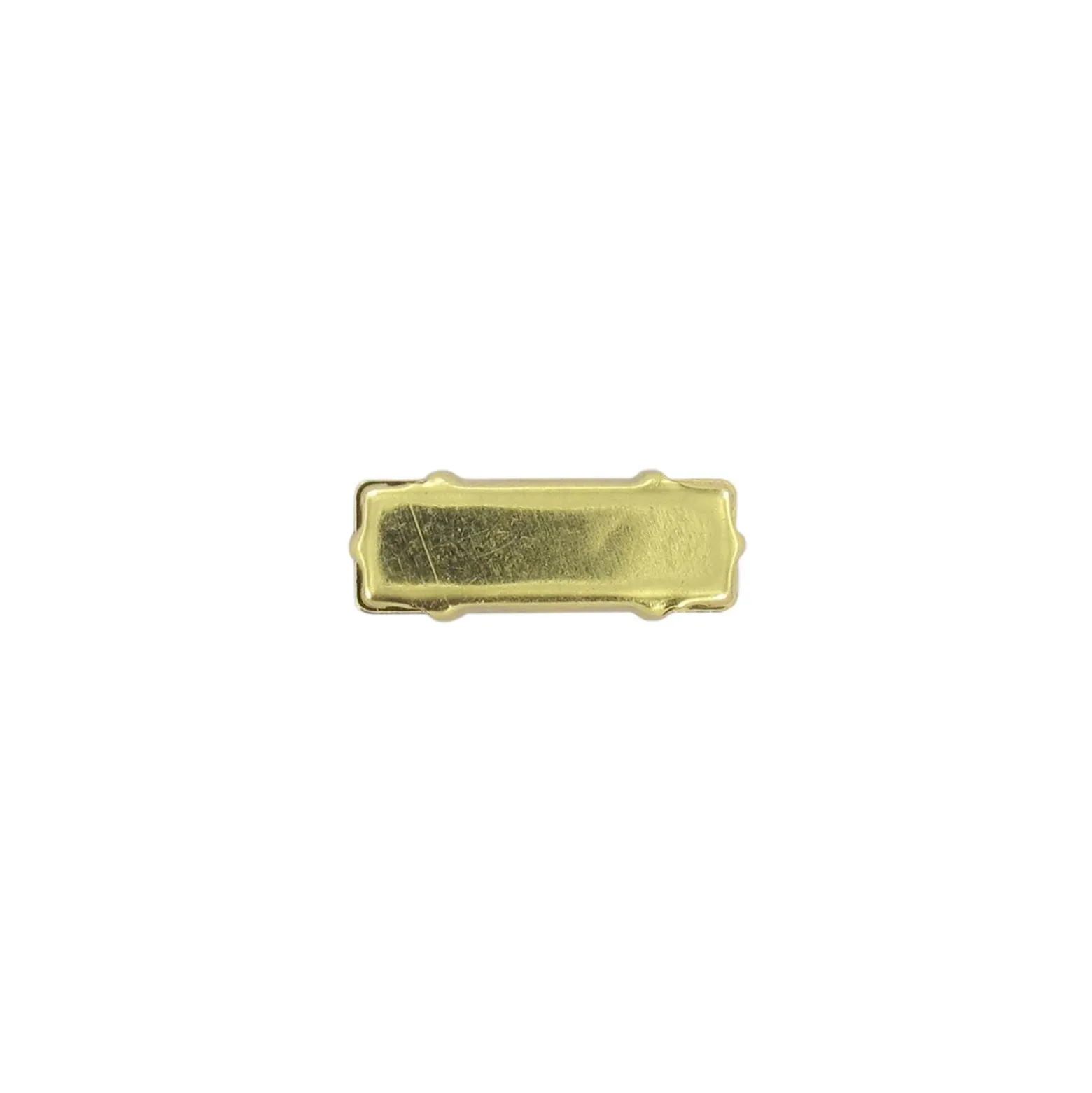 Strass rectangulaire à coudre émaillé pourpre