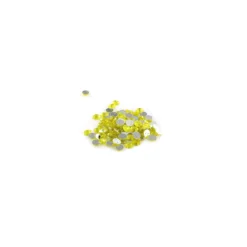 Strass rond à coudre India jaune clair (lot de 100)