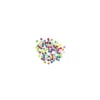 Strass rond à coudre India (lot de 100) - multi