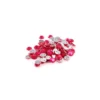 Strass rond à coudre India (lot de 100) - rose