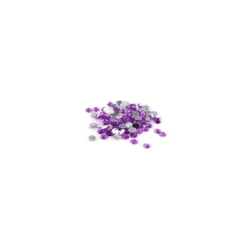 Strass rond à coudre India mauve (lot de 100)