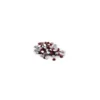 Strass rond à coudre India rouge grenat (lot de 100)