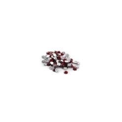 Strass rond à coudre India rouge grenat (lot de 100)