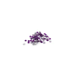 Strass rond à coudre India violet (lot de 100)