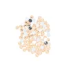 Strass rond à coudre Jaipur (lot de 100) - pêche