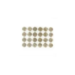 Strass thermocollants métal rond étoile bronze
