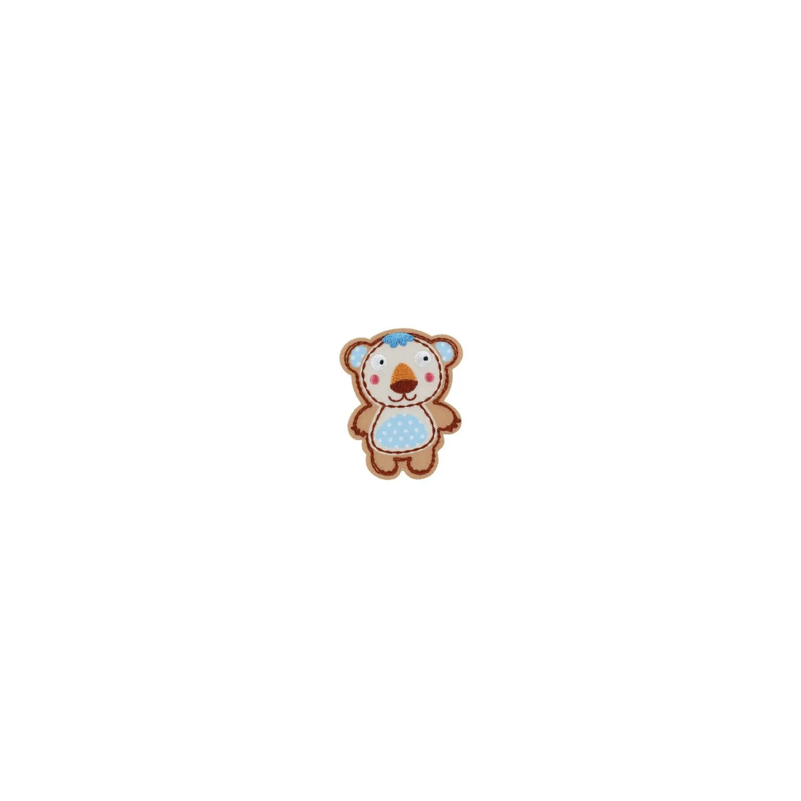 ♥ Thermocollant Animaux Vichy/Pois - L'Ours ♥